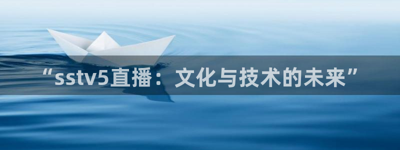 360直播吧nba直播：“sstv5直播：文化与技术的未来”